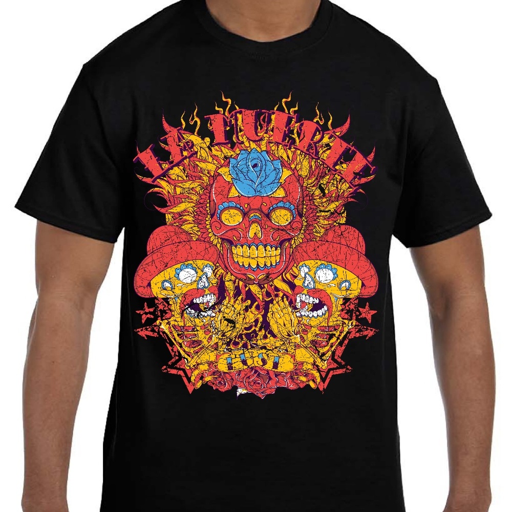 Men's "Le Merte " Printed T-Shirts